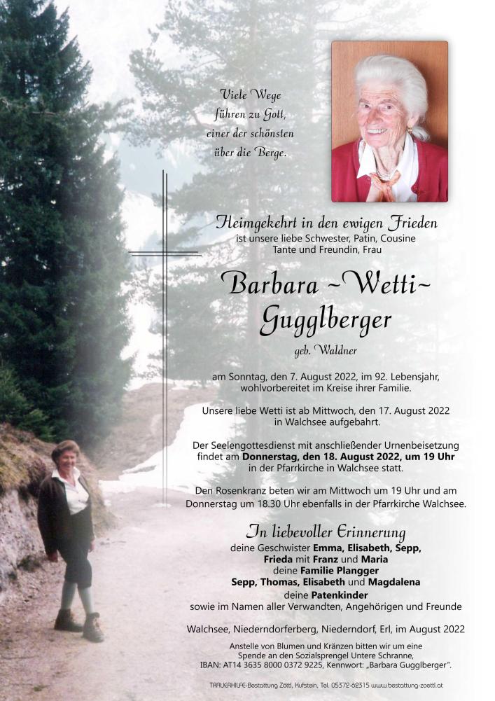Barbara Gugglberger 